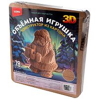 Конструктор из картона. Объёмная игрушка "Дед Мороз"