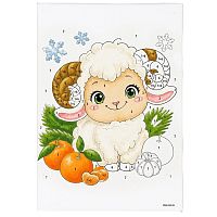 Картина по номерам «Кудрявый милаш», 21×15 см