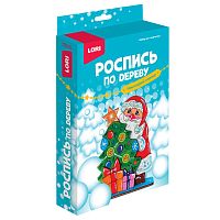 Роспись по дереву.Новогодний сувенир "Дед Мороз"