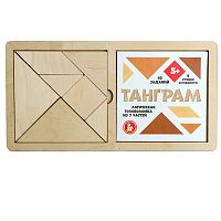 Игра головоломка деревянная "Танграм" 