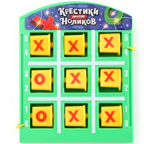 Настольная игра «Крестики против ноликов. Новый год» фото в интернет-магазине Glasker фото 2