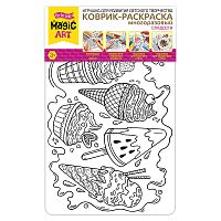 Коврик-раскраска многоразовый "Сладости"