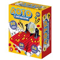 Игра настольная "Лото" с барабаном
