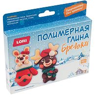 Полимерная глина.Брелоки "Новогодние милашки"