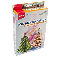 Роспись по дереву.Ёлочная игрушка "Ёлочка"