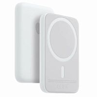 Беспроводное зарядное устройство Magsafe магнитное 10000mA  белый