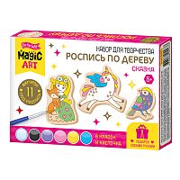 Роспись по дереву "Сказка"